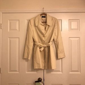 Buttery Yellow Trench Coat